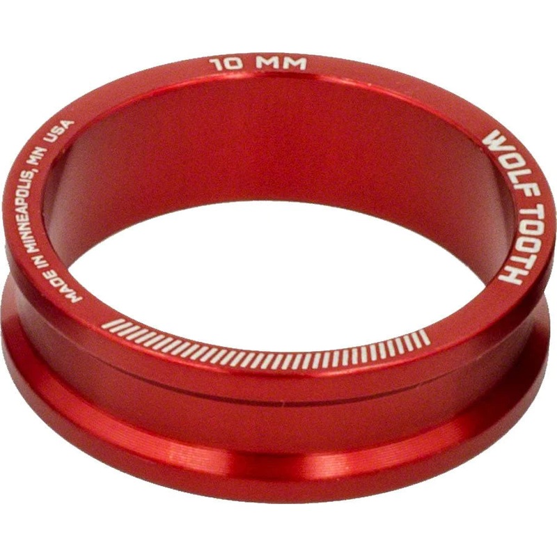 Wolf Tooth Components Precision Headset Spacers – Red – 5 Pack
