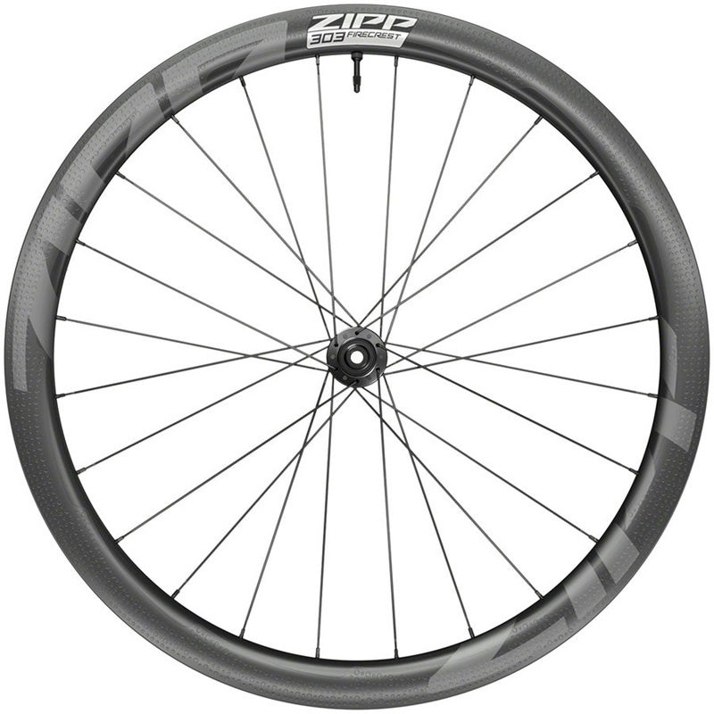 Zipp 303 Firecrest Front Wheel – 700, 12 X 100mm, Center-Lock, Tubeless, Black, A1