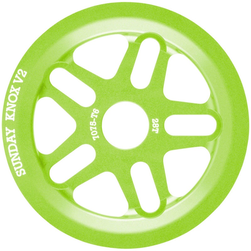 Sunday Knox V2 Sprocket – 28t Electro Green
