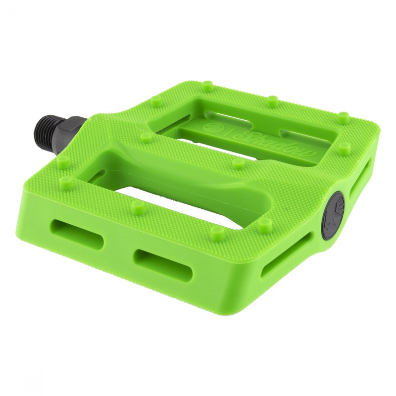 The Shadow Conspiracy Surface Pedals – Platform, Plastic, 9/16″, Neon Green