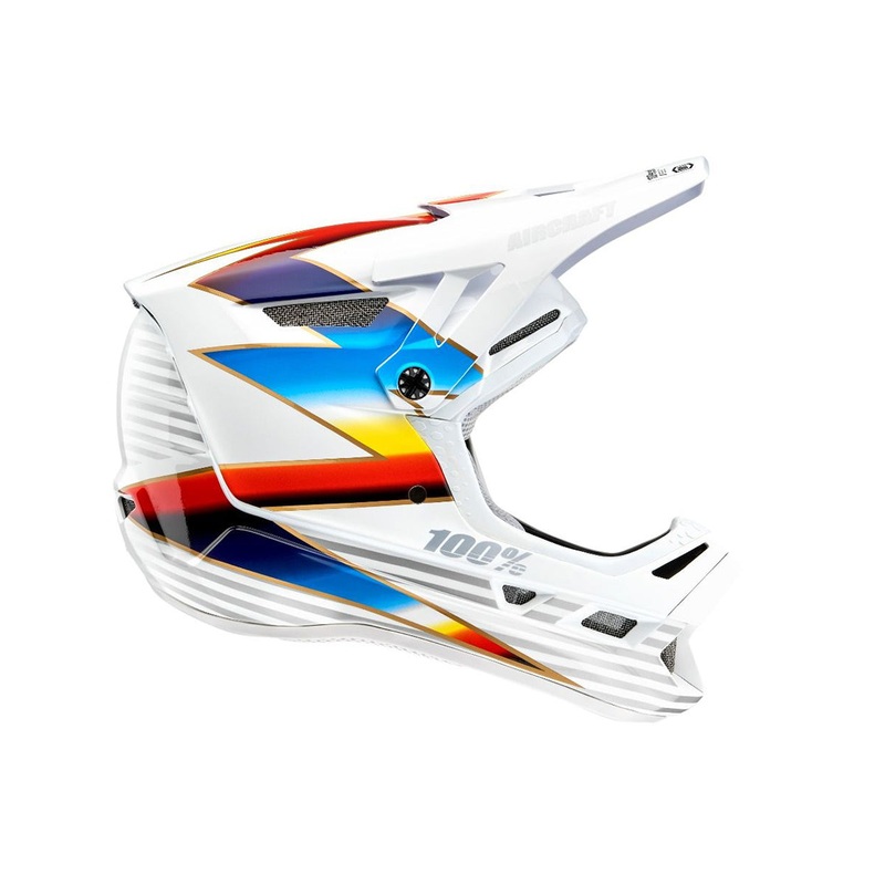 100% Aircraft Composite Full Face Helmet – Knox White
