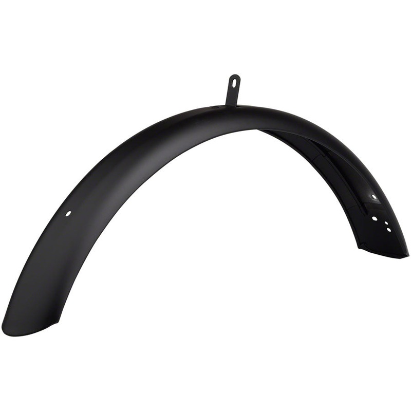 Benno Boost Front Fender – 24″, Headlight Hole, 2020+, Black