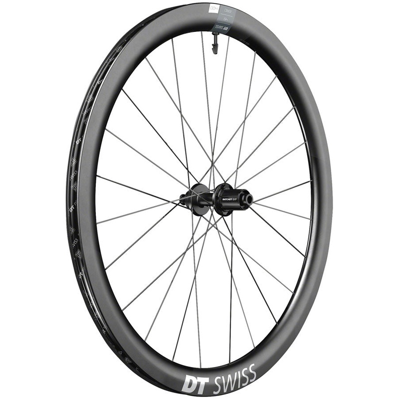 DT Swiss ERC 1400 DiCut 45 Rear Wheel – 700c, 12 x 142mm, Center-Lock, HG 11 Road/XDR, Black