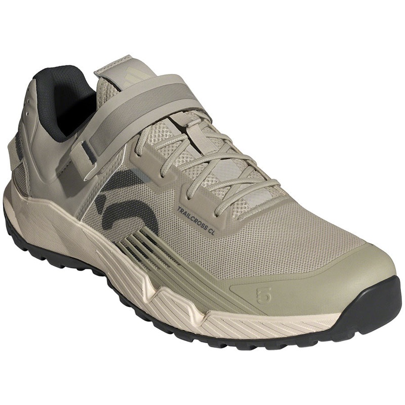 Five Ten Trailcross Mountain Clipless Shoes – Mens Putty Gray/Carbon/Wonder White 12