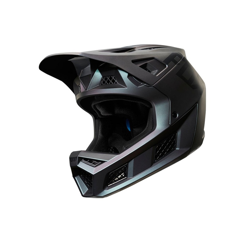 Fox Racing Rampage Pro Carbon Full Face Helmet – Weld – Black Iridium – 2019