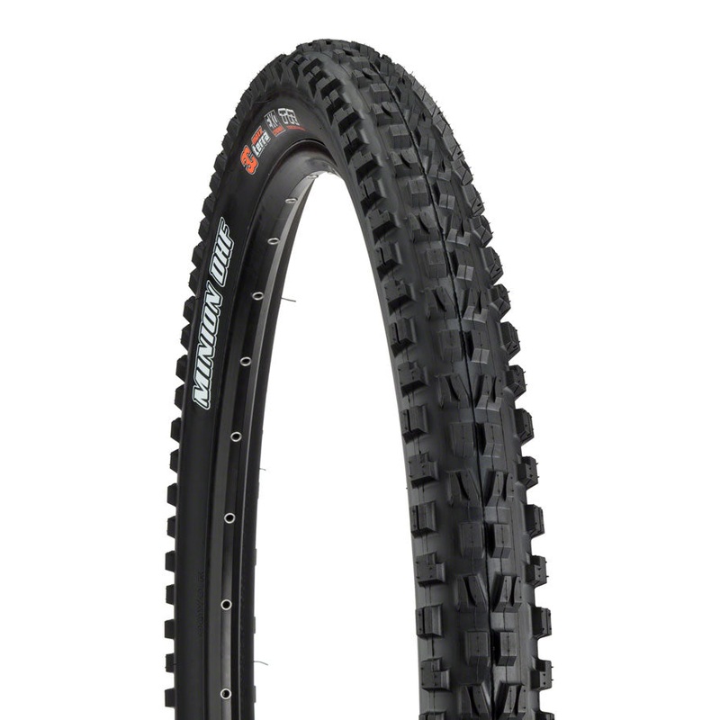 Maxxis Minion DHF Tire – 27.5 x 2.5 Tubeless Folding BLK 3C Grip EXO+ Wide Trail