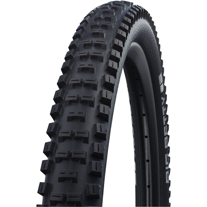 Schwalbe Big Betty Tire – 29 x 2.40 Tubeless Folding BLK Performance Line Double Defense Addix