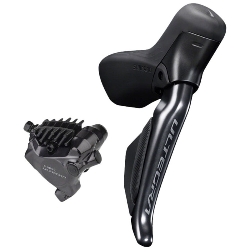 Shimano Ultegra ST-R8170D Di2 Shift/Brake Lever BR-R8170 Hydraulic Disc Brake Caliper – Right/Rear 12-Speed Flat Mount BLK