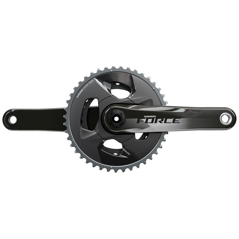 SRAM Force AXS Crankset – 175mm 12-Speed 46/33t 107 BCD DUB Spindle Interface Gloss Carbon D1