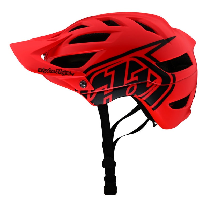 Troy Lee Designs A1 MTB Helmet – Drone – Fire Red – 2022