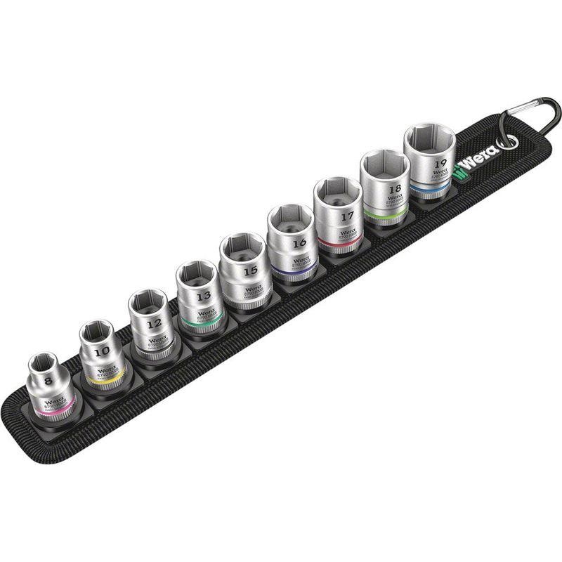 Wera Belt B 4 Zyklop socket set – 3/8 drive 9 pieces