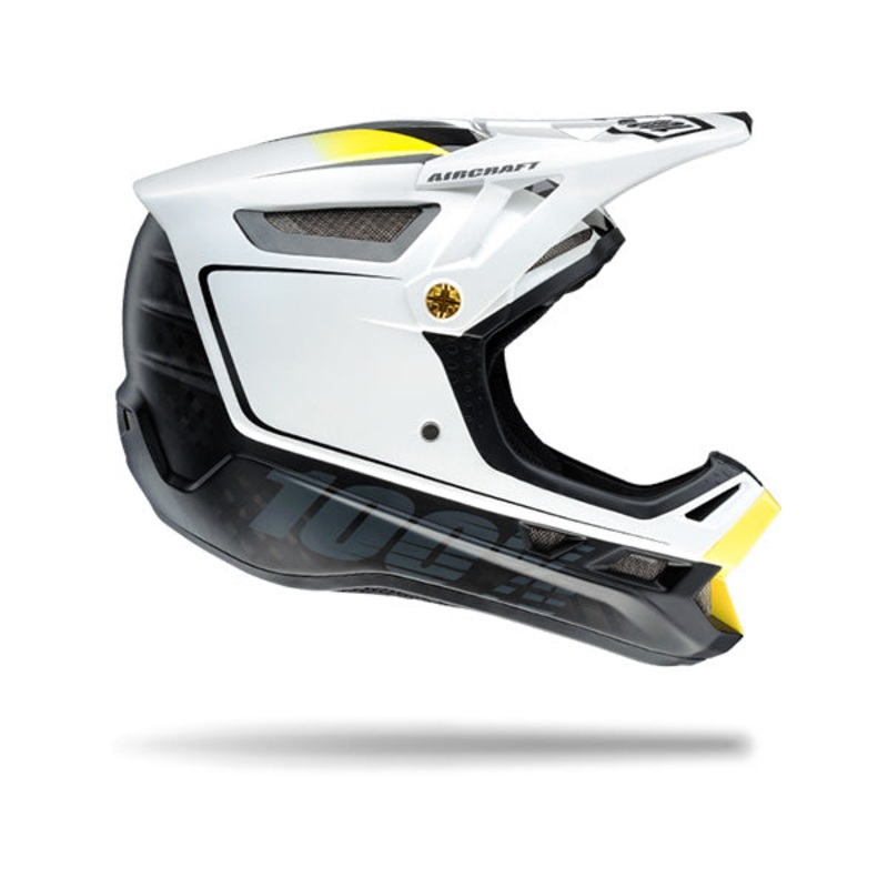 100% Aircraft Downhill Helmet-Bi-Turbo White