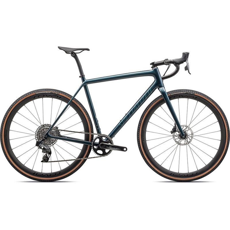 2023 Specialized crux pro bike gloss metallic deep lake/ green pearl 58