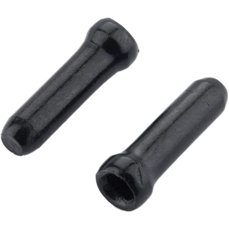 Jagwire 1.8mm Cable End Crimps Black Bag of 20