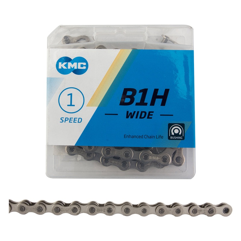 KMC B1H Chain Extra Long – 1/2×1/8 x 114 links – BMX / Fixie / Single Speed – Chrome