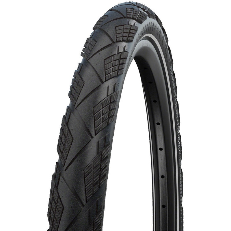 Schwalbe Marathon Efficiency Tire – 700 x 40, Clincher, Folding, Black/Reflective, Evolution Line, Super Race, Addix Race, E-50