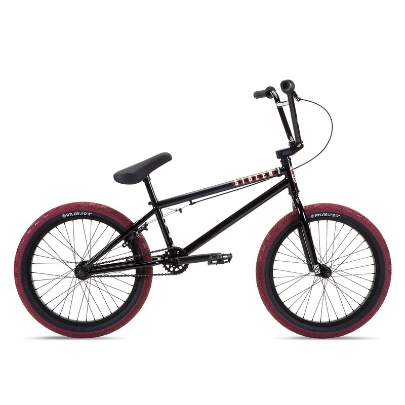 Stolen Casino 20.25″TT BMX Freestyle Bike-Black/Red