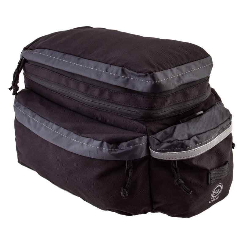 Sunlite Utili-T Rackbag II Expandable Velcro Straps 14.5×9.5×8` 1196 c.i. Black/Grey