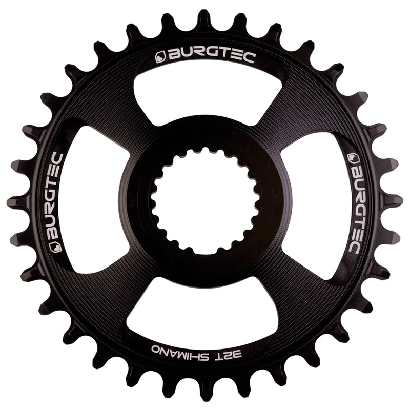 Burgtec Shimano Direct Mount Thick Thin Chainring – 30T – Blk