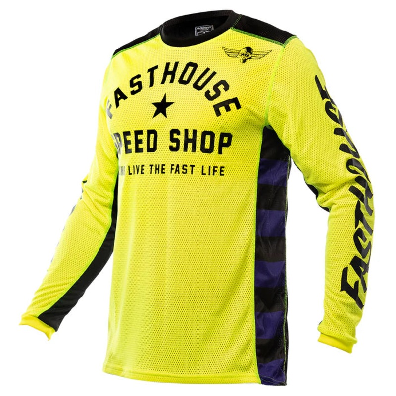 Fasthouse Originals Air Cooled Jersey – Youth – High Viz-Black