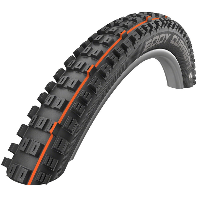Schwalbe Eddy Current Front Tire – 29 x 2.4 Tubeless Folding BLK Super Trail Addix Soft