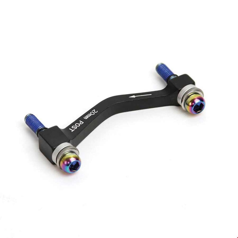 SRAM Post Bracket 20P Standard Mount – Includes Bracket Stainless Steel Rainbow Bolts