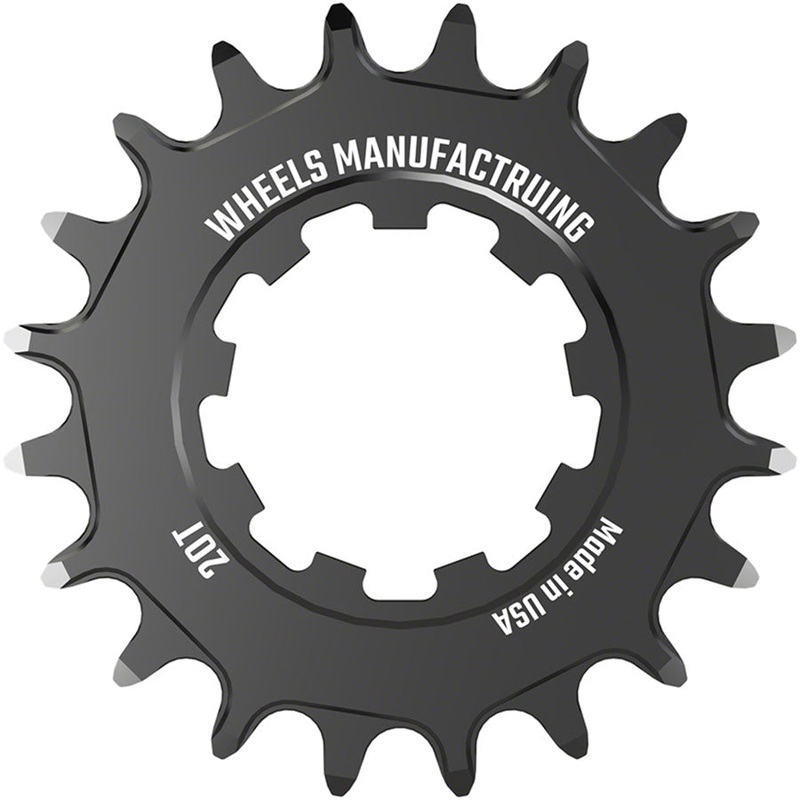 Wheels Manufacturing SOLO-SPEED Cog – 20t, Fits SOLO-SPLINE and SOLO-XD kits, Black