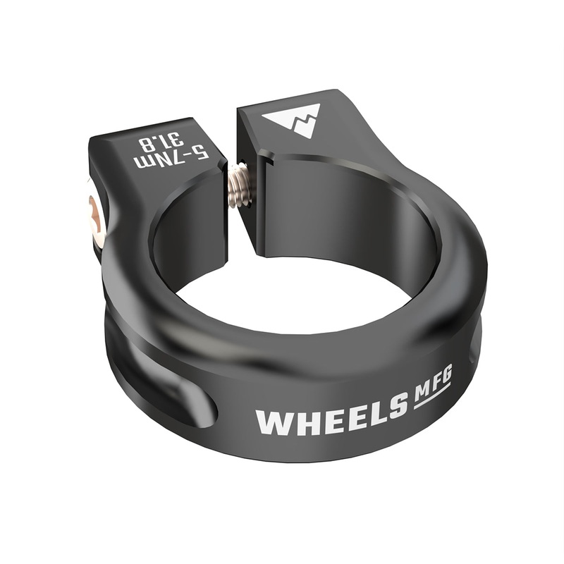 Wheels Mfg Bolt-On Seatpost Collar 31.8mm Black