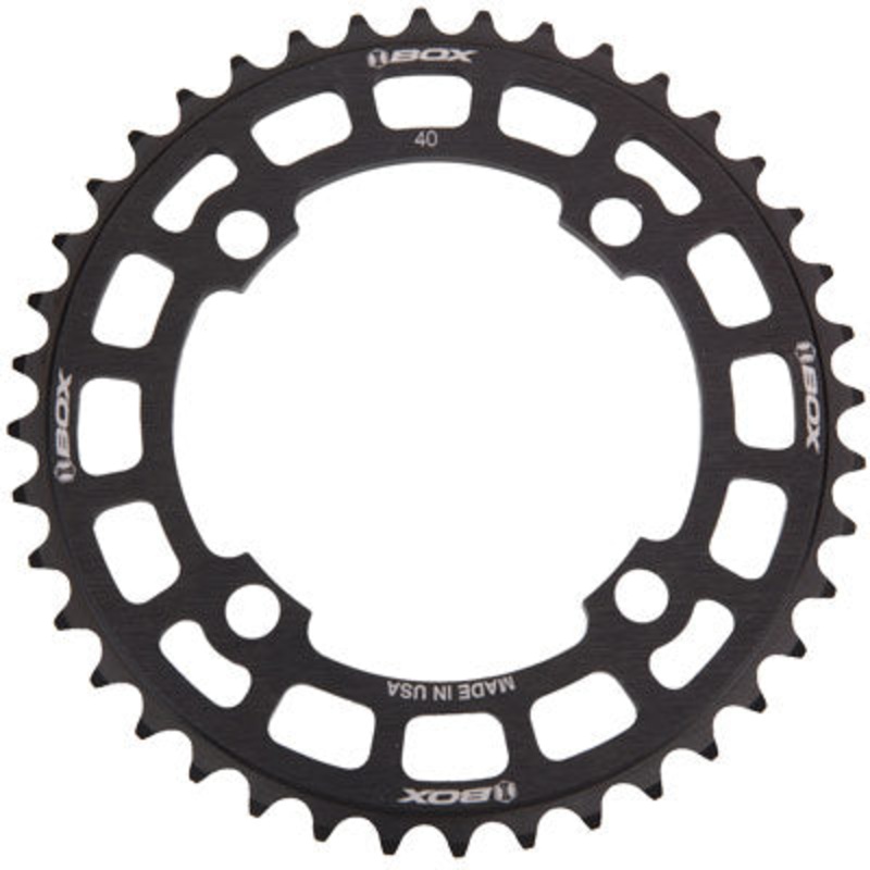 Box Two Bmx Chainring 42T 104 6061 Alloy,4 Bolt,Black Two Bmx Chainring Box Chainrings