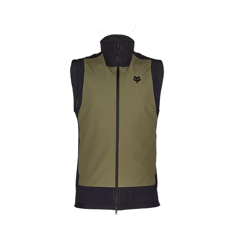 Fox Racing Defend Fire Alpha Cycling Vest – Olive Green