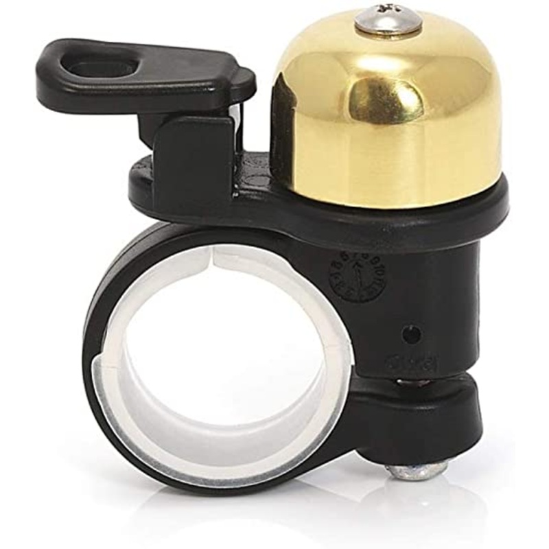 Gold Brass Crisp Mini Handlebar Mount Small Bell -Live 4 bikes