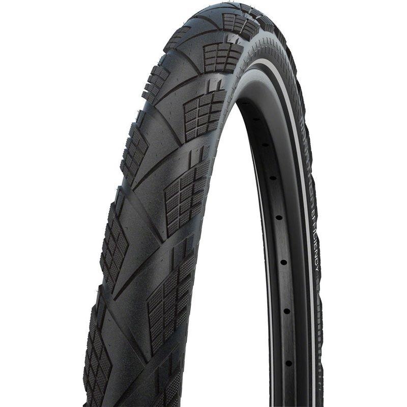 Schwalbe Marathon Efficiency Tire – 700 x 35 Clincher Folding Black/Reflective Evolution Line Super Race V-Guard Addix Race E-50