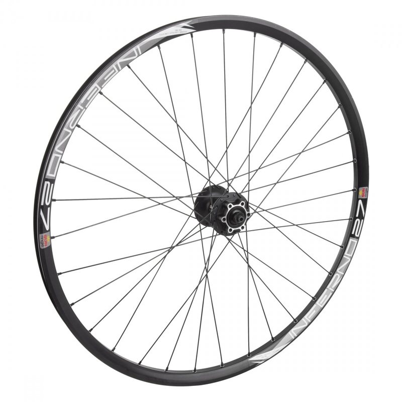 Wheel Master 27.5in Sun Inferno-27 FT QRx100mm Double Wall Clincher 6-Bolt Blk