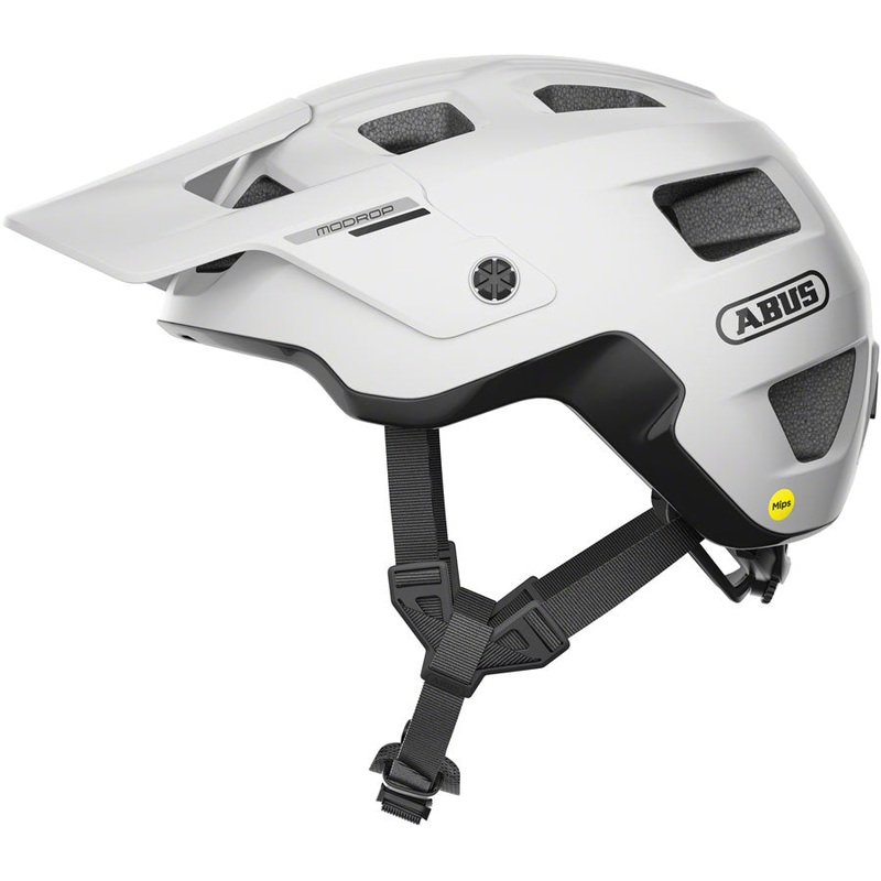 Abus MoDrop MIPS Helmet – Polar White, Small