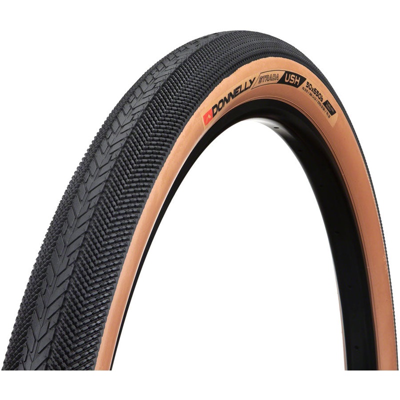 Donnelly Sports Strada USH Tire – 650b x 50 Tubeless Folding Black/Tan