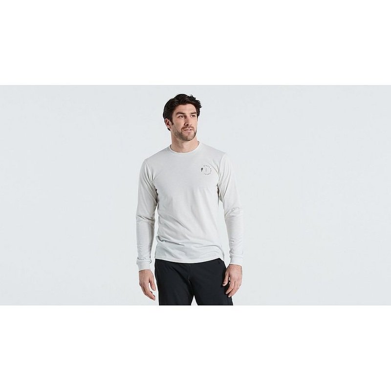 Specialized stoke tee ls dove grey m