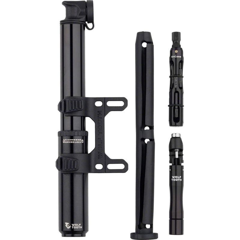 Wolf Tooth Encase Pump with Chain Tool and Tire Plug Tool – 85cc