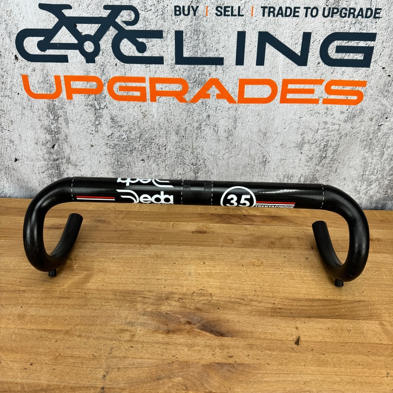 Low Mile! Deda Elementi Trentacinque Carbon 42cm C-C 35.0mm Bike Handlebar 206g