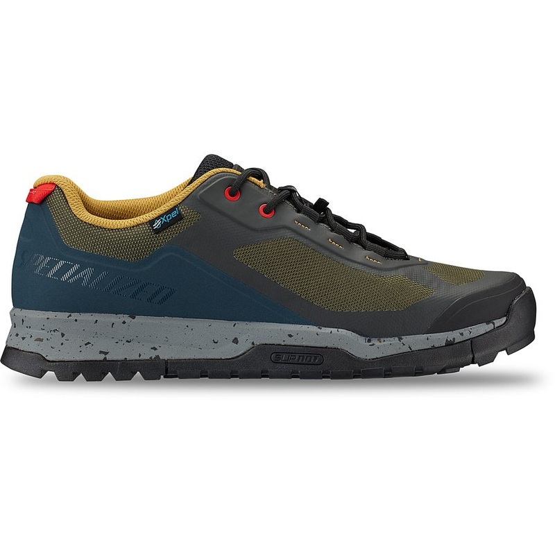 Specialized rime flat shoe dark moss/deep lake/harvest gold 40.5