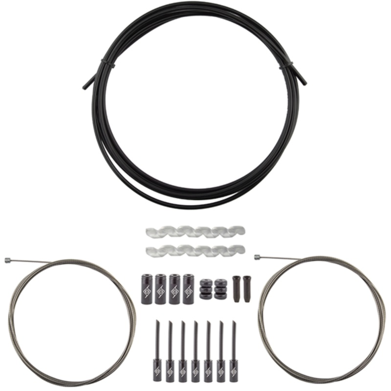Origin8 Slick Compressionless 2x Gear Cable/Housing Kit