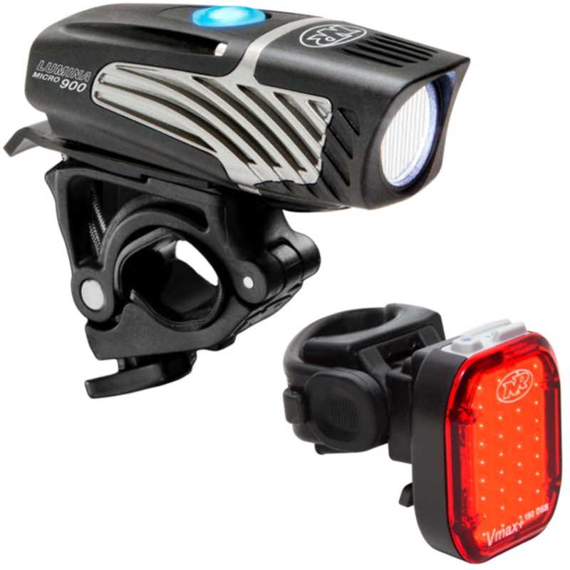 NiteRider Lumina Micro 900 and Vmax+ 150 Combo Front and Rear Light Set